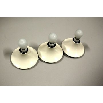 LOTTO 3pz LAMPADA TETI DESIGN Vico Magistretti PARETE/SOFFITTO ARTEMIDE AVORIO