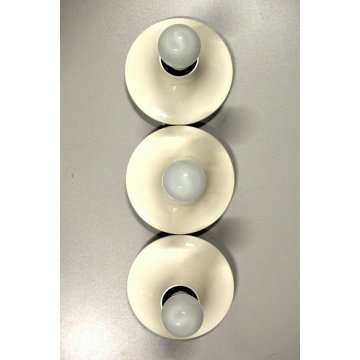 LOTTO 3pz LAMPADA TETI DESIGN Vico Magistretti PARETE/SOFFITTO ARTEMIDE AVORIO