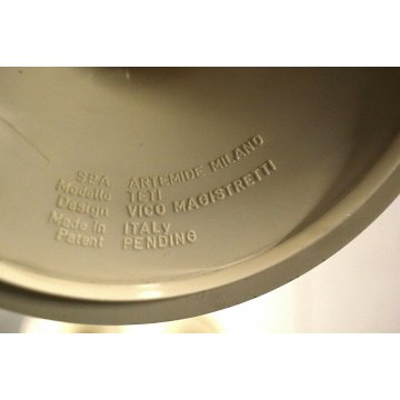 LOTTO 3pz LAMPADA TETI DESIGN Vico Magistretti PARETE/SOFFITTO ARTEMIDE AVORIO