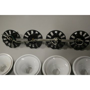 LOTTO 4pz LAMPADA TETI DESIGN Vico Magistretti PARETE/SOFFITTO ARTEMIDE BIANCO