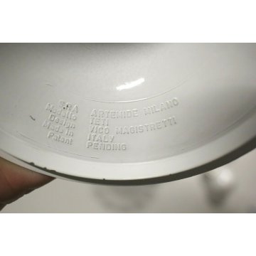 LOTTO 2pz LAMPADA TETI DESIGN Vico Magistretti PARETE/SOFFITTO ARTEMIDE BIANCO