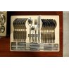 SERVIZIO 12p. SET POSATE 72pz Breitenbach Solingen ACCIAIO18/10 ATHENA VALIGIA  