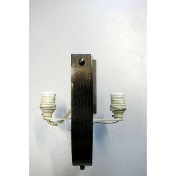 LAMPADA Lambda DESIGN Vico Magistretti PER Artemide VETRO OTTONE BRUNITO 1961