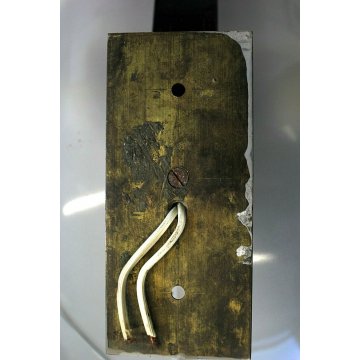 LAMPADA Lambda DESIGN Vico Magistretti PER Artemide VETRO OTTONE BRUNITO 1961