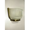ANTICA APPLIQUE VETRO MURANO Archimede Seguso ART DECO' OTTONE METALLO '40