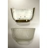 ANTICA APPLIQUE VETRO MURANO Archimede Seguso ART DECO' OTTONE METALLO '40