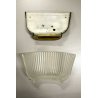 ANTICA APPLIQUE VETRO MURANO Archimede Seguso ART DECO' OTTONE METALLO '40