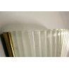 ANTICA APPLIQUE VETRO MURANO Archimede Seguso ART DECO' OTTONE METALLO '40