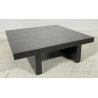 TAVOLINO CAFFE SALOTTO MODERNO DESIGN LEGNO NERO VINTAGE TABLE TAVOLO FUMO SALA