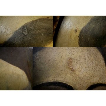 ANTICO QUADRO RITRATTO OVALE GIOVANE DONNA ARISTOCRATICA CORNICE ORO INTAGLIATA 