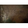 GRANDE QUADRO OLIO NATURA MORTA con PAESAGGIO GIARDINO BAROCCO FIORI FRUTTA '800