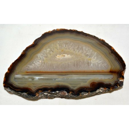 Affascinante GRANDE SEZIONE GEODE di QUARZO AGATA CRISTALLO MINERALE QUARZITE 