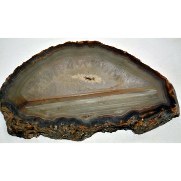 Affascinante GRANDE SEZIONE GEODE di QUARZO AGATA CRISTALLO MINERALE QUARZITE 