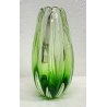 ANTICO VASO VETRO ARCHIMEDE SEGUSO MURANO ART GLASS VERDE MADE IN ITALY ANNI 50