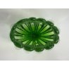 ANTICO VASO VETRO ARCHIMEDE SEGUSO MURANO ART GLASS VERDE MADE IN ITALY ANNI 50