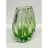 ANTICO VASO VETRO ARCHIMEDE SEGUSO MURANO ART GLASS VERDE MADE IN ITALY ANNI 50