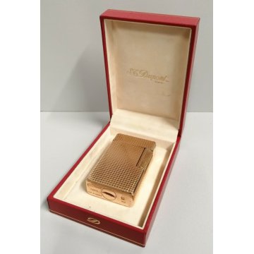 ACCENDINO TASCA St Dupont DORATO Paris France OLD GOLDEN LIGHTER Briquet VINTAGE