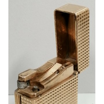 ACCENDINO TASCA St Dupont DORATO Paris France OLD GOLDEN LIGHTER Briquet VINTAGE
