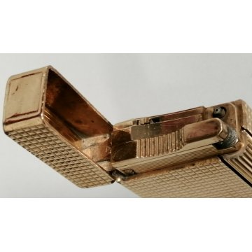 ACCENDINO TASCA St Dupont DORATO Paris France OLD GOLDEN LIGHTER Briquet VINTAGE