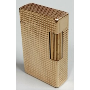 ACCENDINO TASCA St Dupont DORATO Paris France OLD GOLDEN LIGHTER Briquet VINTAGE