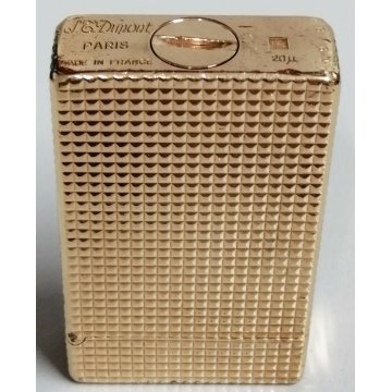 ACCENDINO TASCA St Dupont DORATO Paris France OLD GOLDEN LIGHTER Briquet VINTAGE