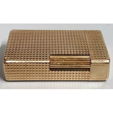 ACCENDINO TASCA St Dupont DORATO Paris France OLD GOLDEN LIGHTER Briquet VINTAGE