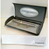 PENNA STILOGRAFICA Parker Sonnet CESELLATA nib ORO 18k GRID FOUNTAIN PEN BOX