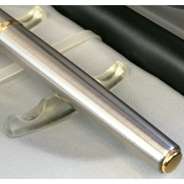 PENNA STILOGRAFICA Parker Latitude GT ACCIAIO ORO Stilo Plume FOUNTAIN PEN BOX