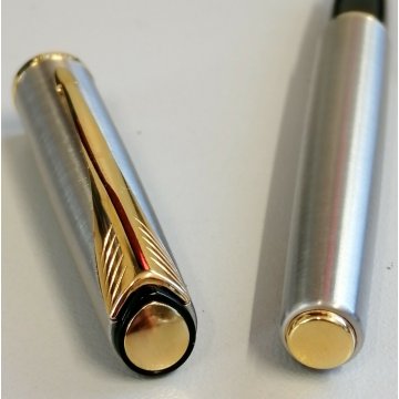 PENNA STILOGRAFICA Parker Latitude GT ACCIAIO ORO Stilo Plume FOUNTAIN PEN BOX