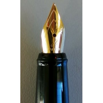 PENNA STILOGRAFICA Parker Latitude GT ACCIAIO ORO Stilo Plume FOUNTAIN PEN BOX