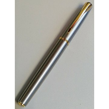 PENNA STILOGRAFICA Parker Latitude GT ACCIAIO ORO Stilo Plume FOUNTAIN PEN BOX