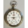 GRANDE ANTICO OROLOGIO TASCA Roskopf ø 67 mm. EPOCA 1900 OLD BIG POCKET WATCH 