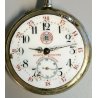 GRANDE ANTICO OROLOGIO TASCA Roskopf ø 67 mm. EPOCA 1900 OLD BIG POCKET WATCH 