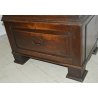 ANTICA CASSAFORTE epoca 1700 LEGNO NOCE mobile SERRATURA FORZIERE carrozza NAVE