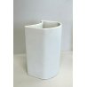 VASO VINTAGE CERAMICHE POZZI Varese GRIGIO SERIE "Vasi Curvi" Ambrogio Pozzi 60s