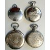 4pz ANTICO OROLOGIO tasca IWC argento 900 FERROVIE Liberty Bell OLD POCKET WATCH