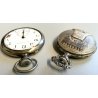 4pz ANTICO OROLOGIO tasca IWC argento 900 FERROVIE Liberty Bell OLD POCKET WATCH