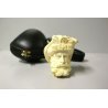 PIPA SCOLPITA Meerschaum VINTAGE SMOKING PIPE PFEIFE PIPA HANDCARVED CUSTODIA  