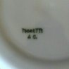 6Pz  ANTICA TAZZA CERAMICA Ginori DOPPIO PESSORE CIOCCOLATA Monogramma CN '800