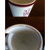 6Pz  ANTICA TAZZA CERAMICA Ginori DOPPIO PESSORE CIOCCOLATA Monogramma CN '800
