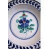 PIATTO da PORTATA PARATA DECORATIVO CERAMICA ARTIGIANATO SICILIANO Caltagirone 
