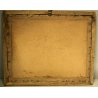 ANTICO QUADRO DISEGNO ACQUERELLO PAESAGGIO VEDUTA NATURALISTICA CORNICE '800