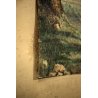 ANTICO QUADRO DISEGNO ACQUERELLO PAESAGGIO VEDUTA NATURALISTICA CORNICE '800