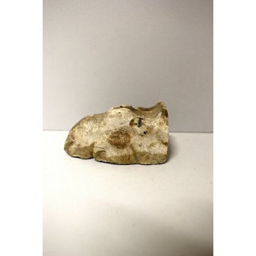 ANTICO FREGIO FRAMMENTO SCULTURA MARMO ZAMPA FERINA ARTIGLIATA PATINA FERMACARTE