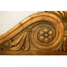 ANTICO FREGIO DECORATIVO CIMASA LEGNO DORATO SCOLPITO INTAGLIATO SOVRAPORTA 