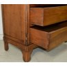 ANTICO COMO CAPPUCCINO Luigi Filippo 4 CASSETTI epoca 1800 LEGNO NOCE CASSETTONE