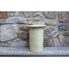 ANTICO VASO DA NOTTE GABINETTO CAMERA TOILETTE CERAMICA SMALTATA BIANSATO PITALE