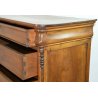 ANTICO COMO CAPPUCCINO Luigi Filippo 4 CASSETTI epoca 1800 LEGNO NOCE CASSETTONE