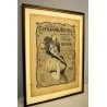 QUADRO ORIGINALE PUBBLICITA VINTAGE PILLOLE CATRAMINA BERTELLI TOSSE CATARRO 900