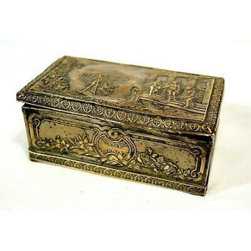 SCRIGNO SCATOLA Esora Delettrez Paris ART NOUVEAU LIBERTY Parfum Français 1907 
